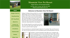 Desktop Screenshot of mountainviewpetresort.com